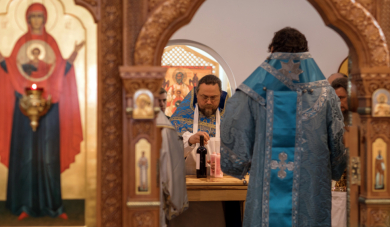 Fotografia: Seraphim durant la consagració de la parròquia de l'Anunciació de la Santíssima Verge al 2019 | Parròquia de l'Anunciació de la Santíssima Verge.