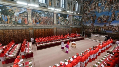 jurament dels cardenals a la Capella Sixtina I Vatican Media